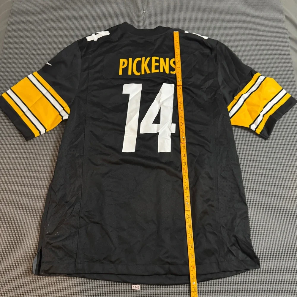Nike Pittsburgh Steelers George Pickens 14 Jersey Mens Large Black NFL Football